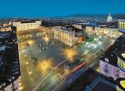 Castello Square - the historic center of Turin.