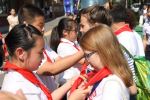 2019 - ученики МОУ СШ №54 проходят посвящение в пионеры в Цзилине.jpg